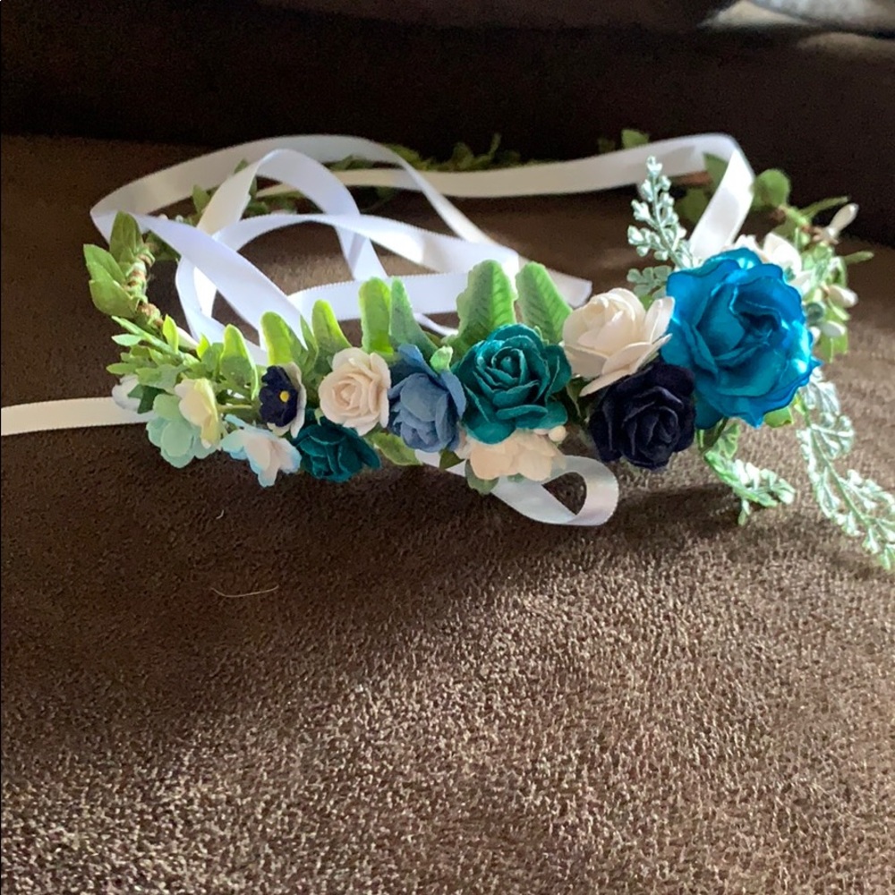 Flower crown wedding or baby shower